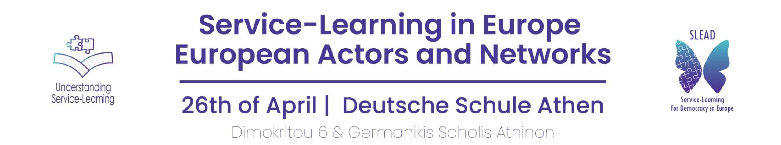 Einladung zu einer Veranstaltung im Rahmen des Projekts „Understanding Service-Learning“