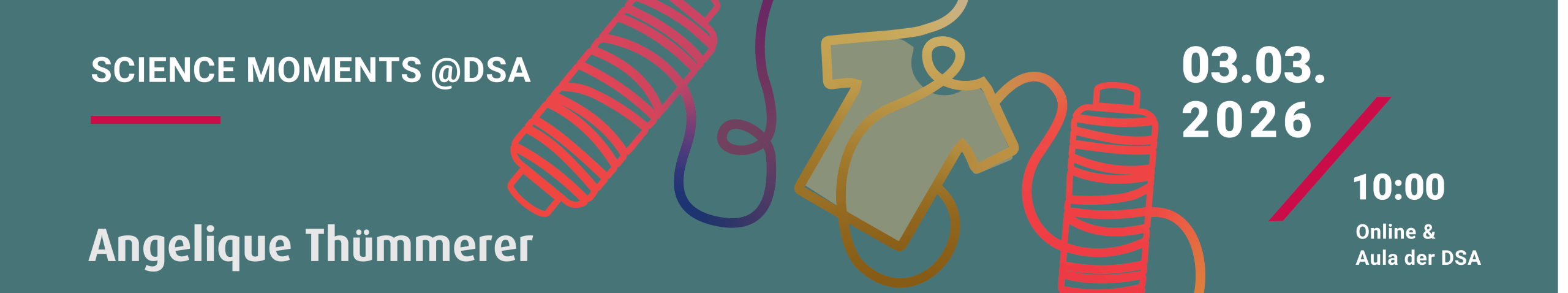 Science Moments: „Aus Altkleidern wertvolle Ressourcen. Wie Recycling unsere Textilbranche prägt. ” 